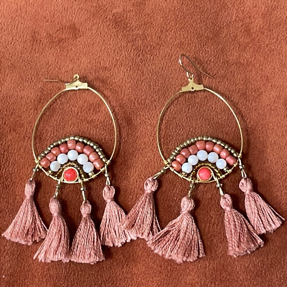 Handmade beaded earrings